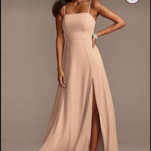 David’s Bridal Chiffon Bridesmaids Dress